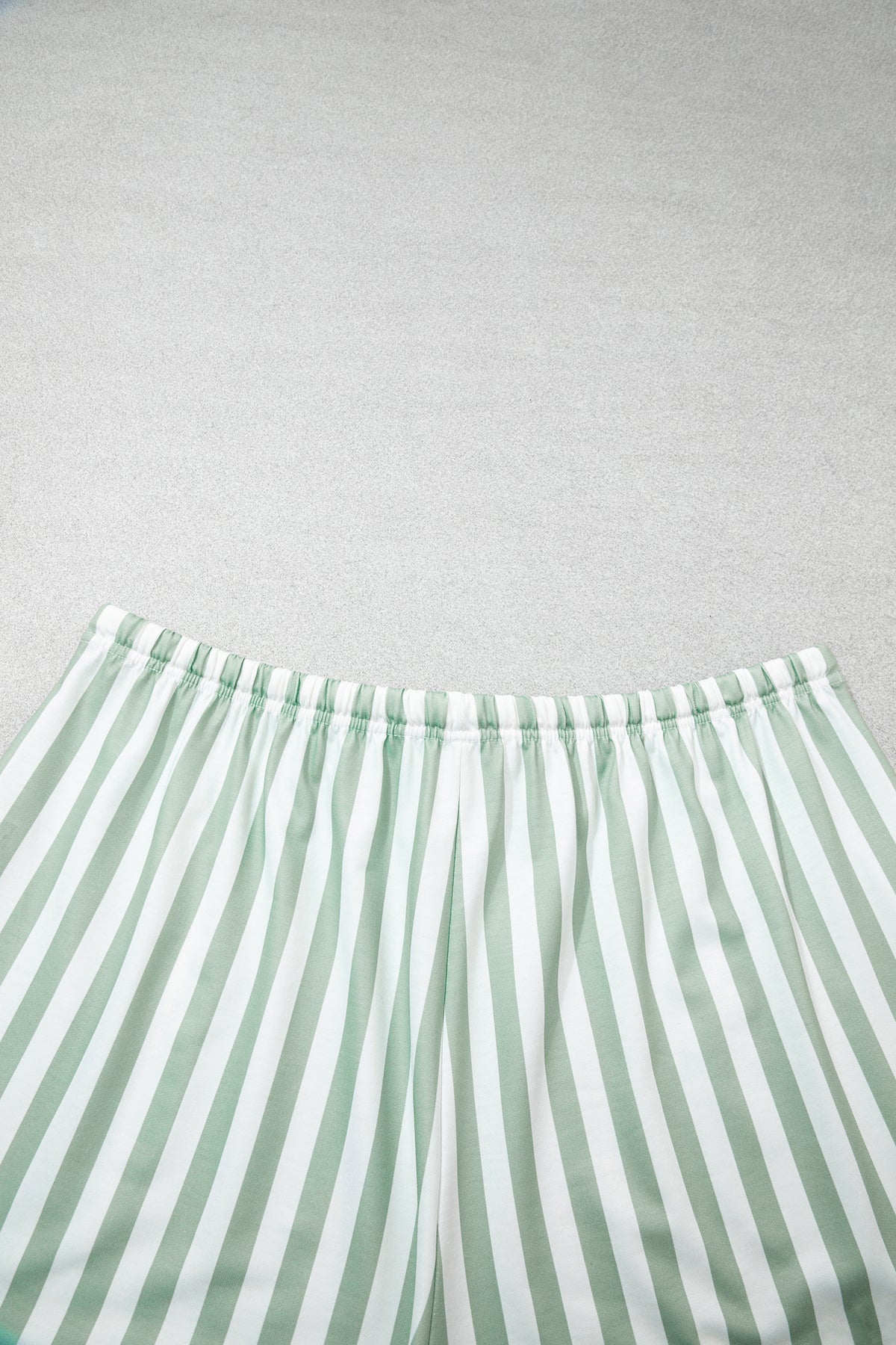 Plus Size Striped Shorts Colorblock Sweatshirt Set