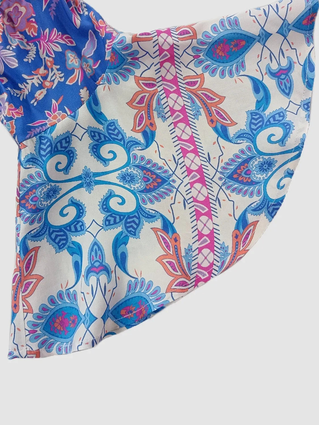 Smocked Off-Shoulder Printed Top and Skirt Set Bazarre Mart