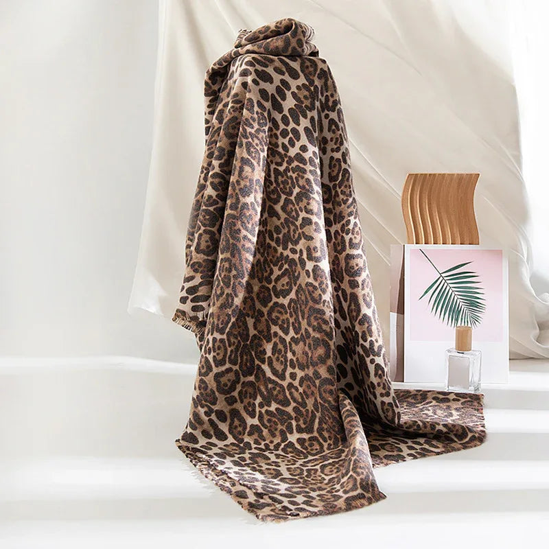 Leopard Print Scarf - Bazaare Mart