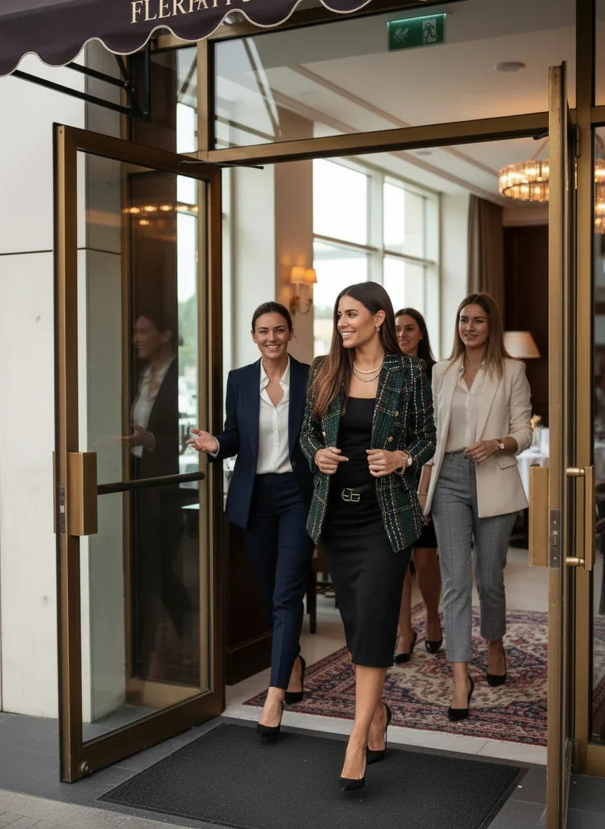 Classic Plaid Blazer