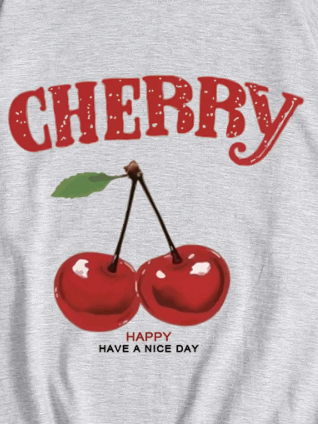 Trendy Cherry Graphic T-Shirt Bazaare Mart Cherry T-Shirt