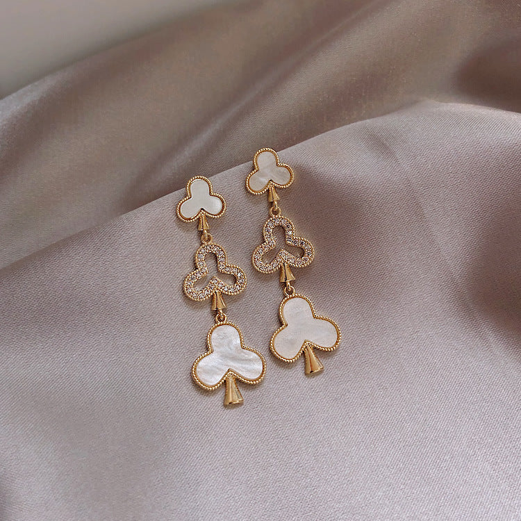 Personality Tassel and Stud Earrings