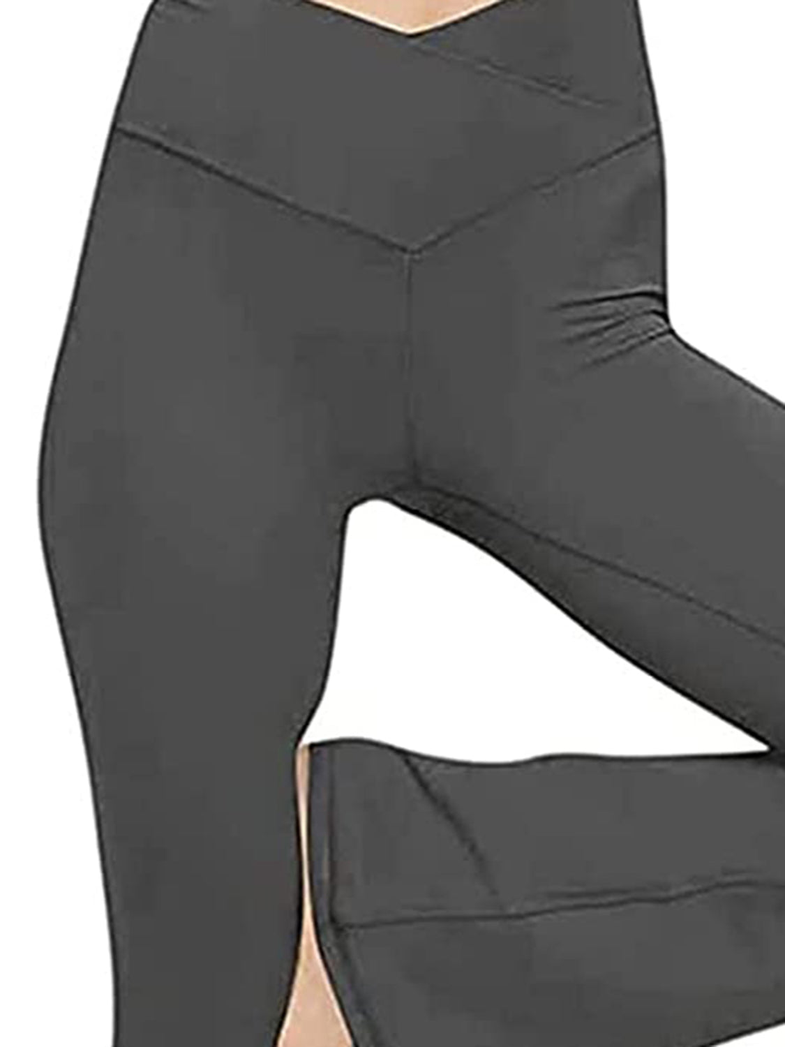 V-Waist Bootcut Long Slacks