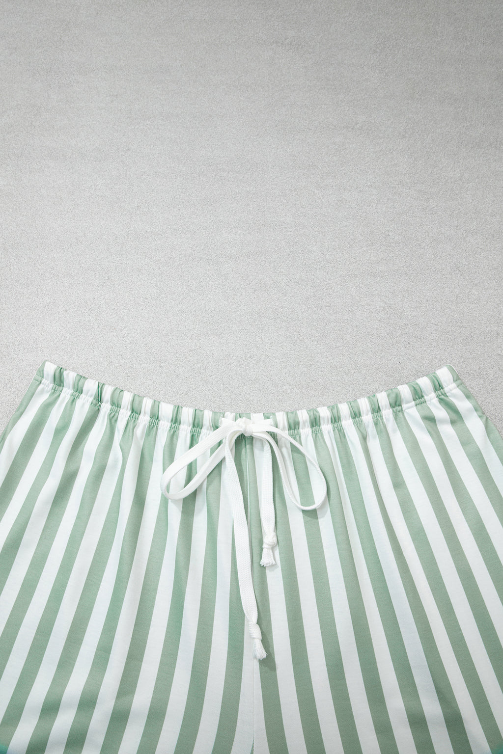 Plus Size Striped Shorts Colorblock Sweatshirt Set