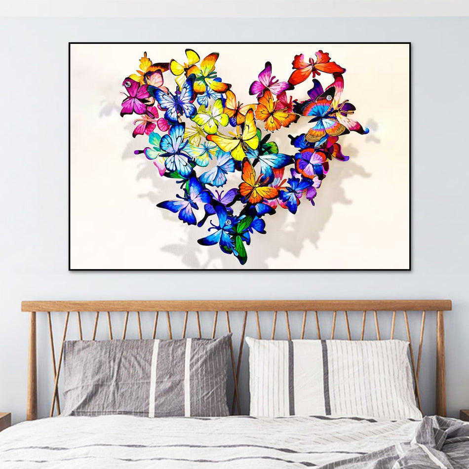 Heart Full of Butterflies Poster - Bazaare Mart