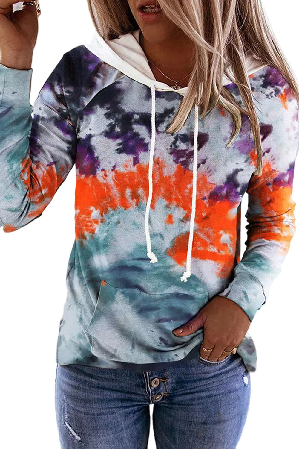 Colorful Tie Dye Hoodie