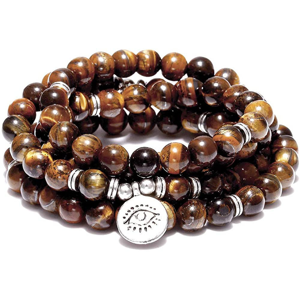 Buddha Beads Lotus Bracelet