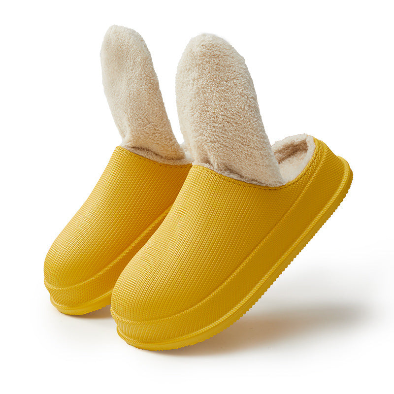 Yellow Unisex Non-slip Waterproof Slippers