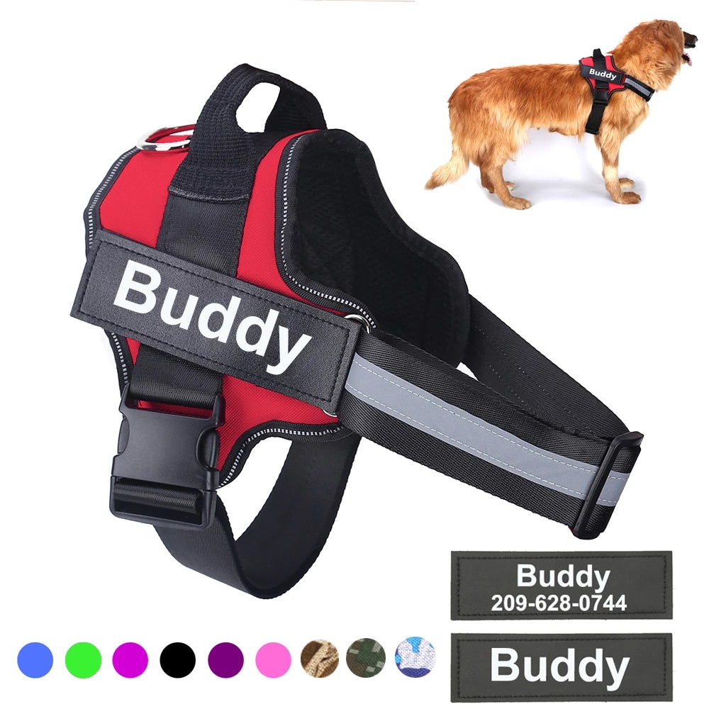 Reflective Breathable Adjustable Dog Harness