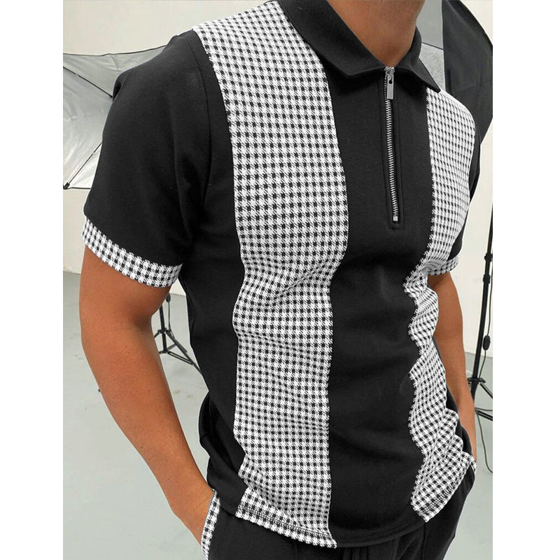 Men's Zip Polo Shirt