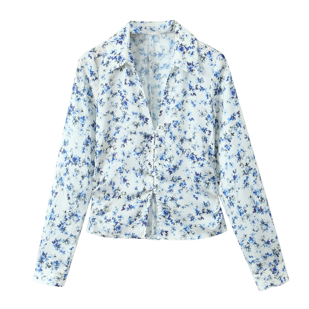Light Blue Ditsy Blazer or High Waist Maxi Skirt Blazer CJ Dropshipping Light Blue Floral Maxi Skirt Suit