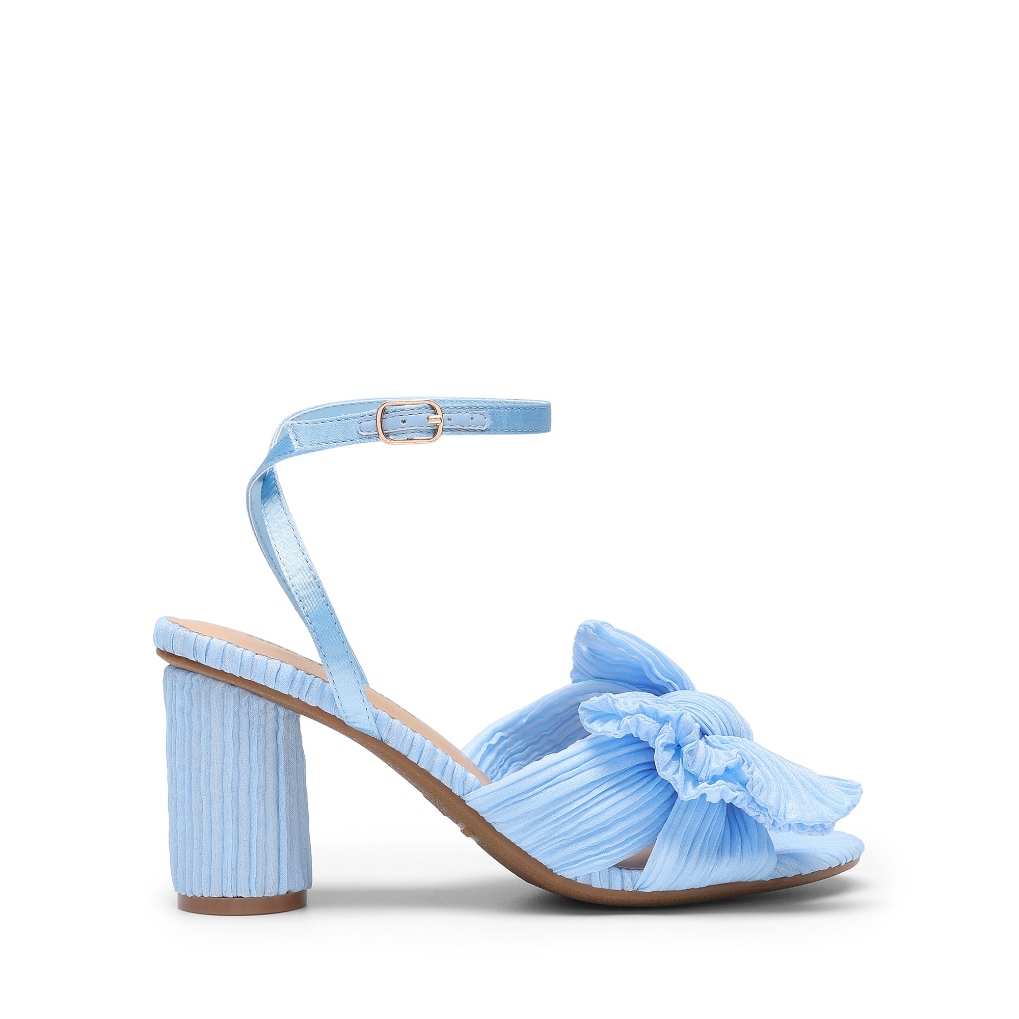 Bow Chunky Heels Dress Sandals