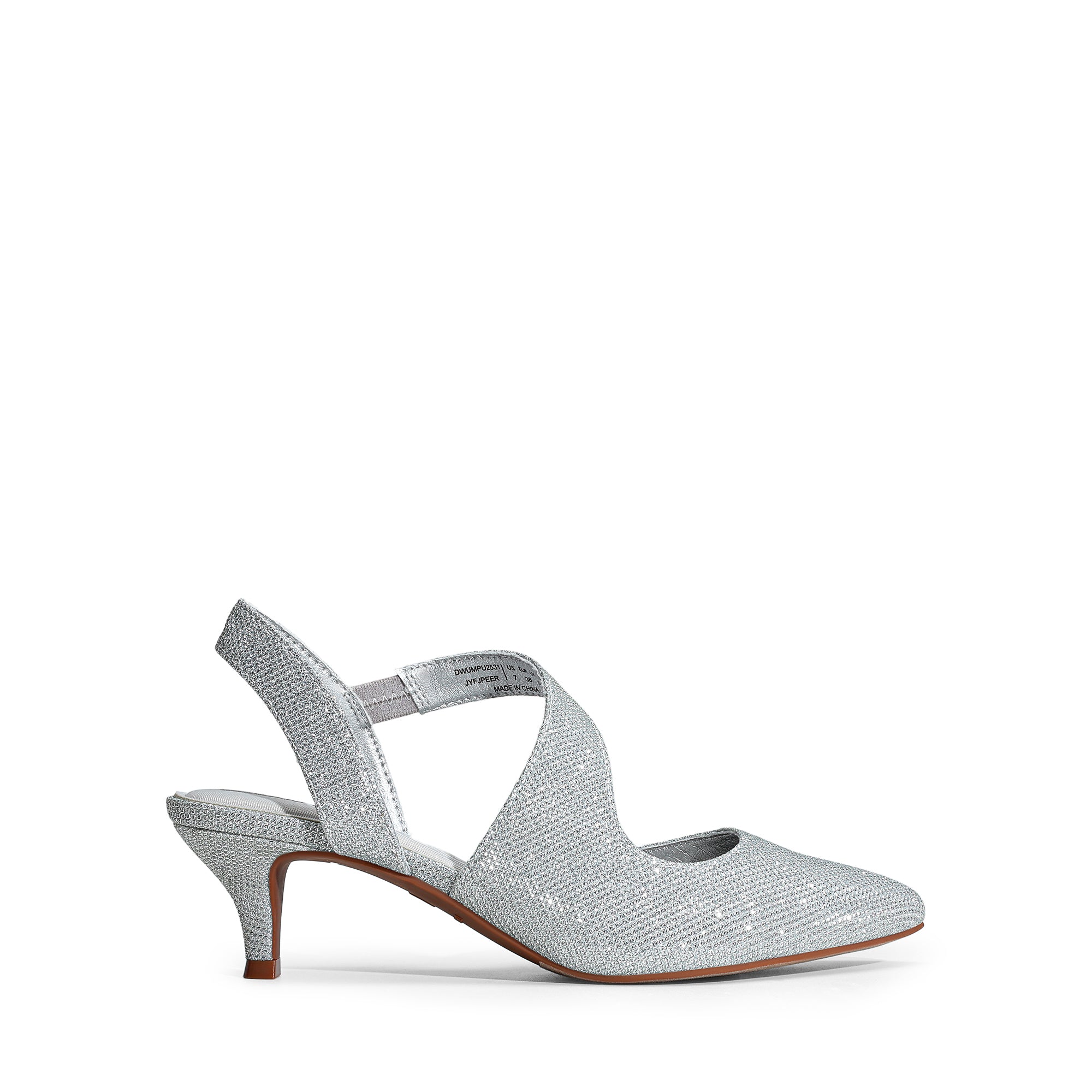 Low Kitten Heel Strappy Pumps