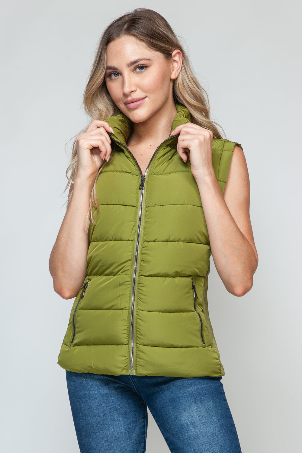 Lime Green Puffer Vest