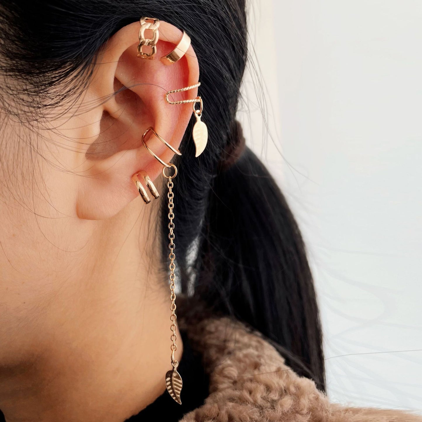 Five-Piece Ear Cuff Set