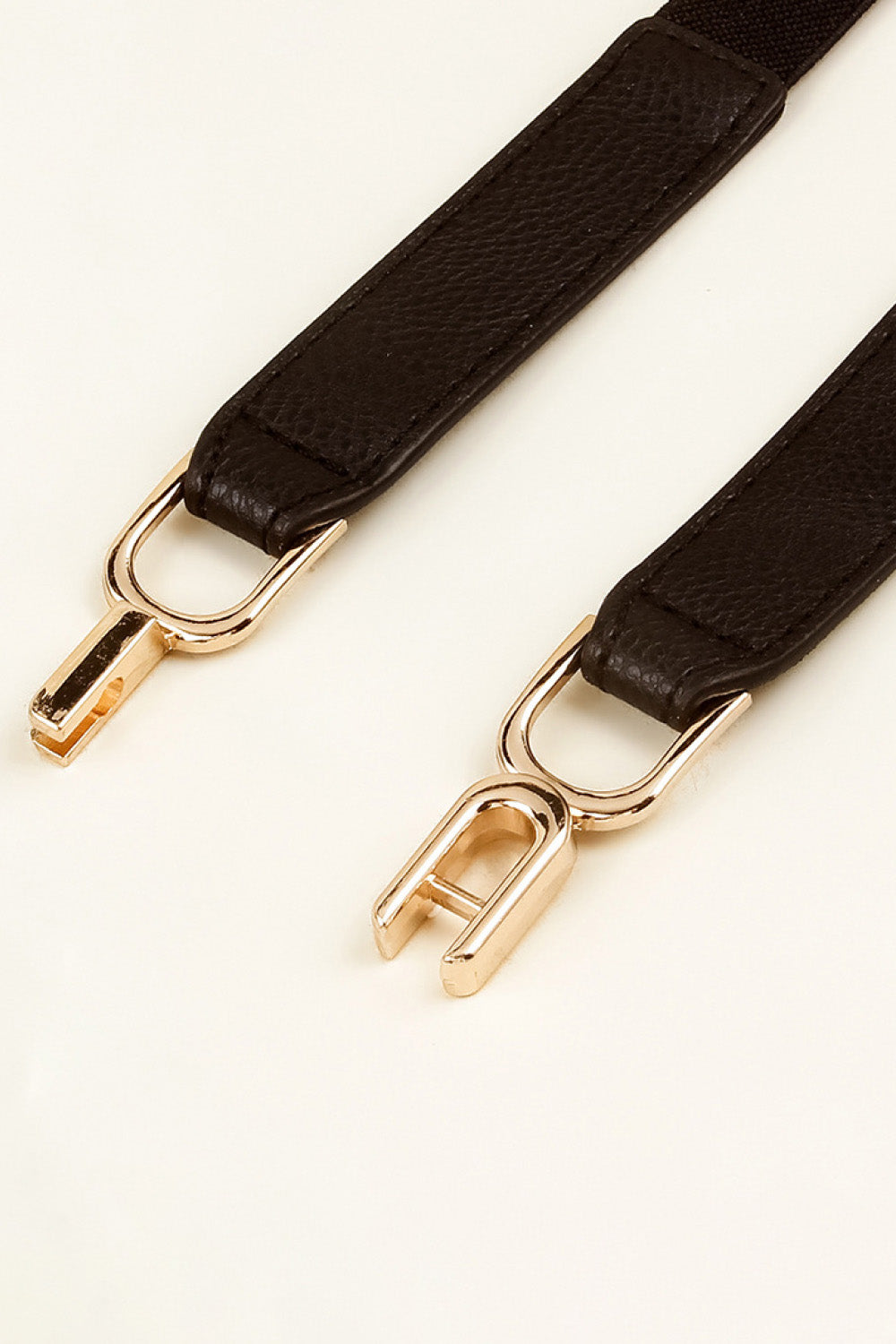 Gold Buckle Elastic Belt