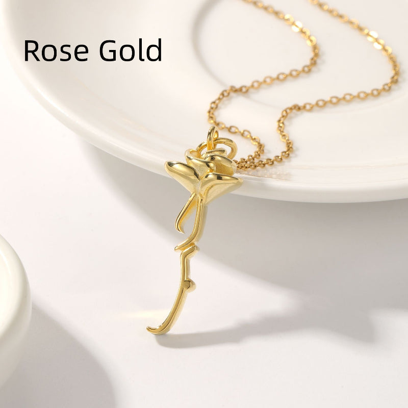 Rose Bud Necklace