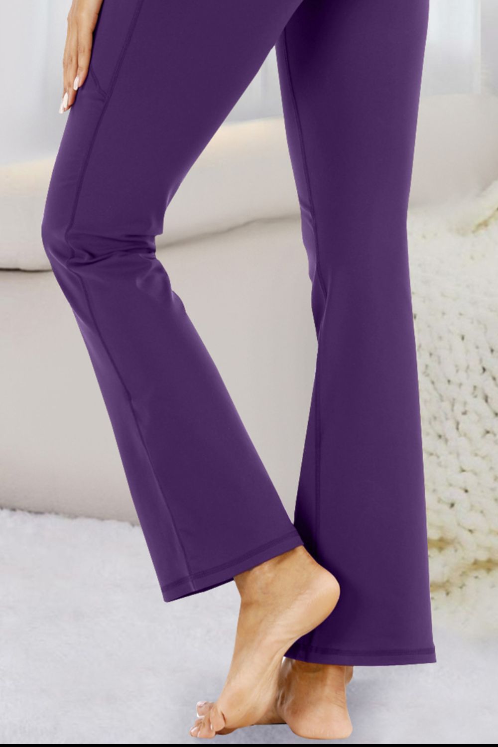 Boot Cut Leggings with Pockets