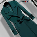 Classy Classic Trench Coat Dark Green With Lining Bazaare Mart British Trench Coat