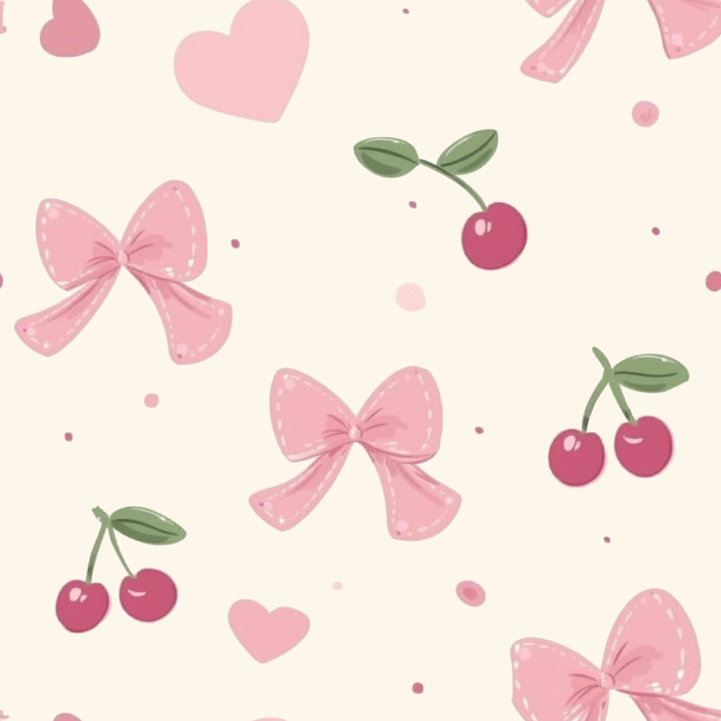 Pink Cherry Shorts Pajamas Set