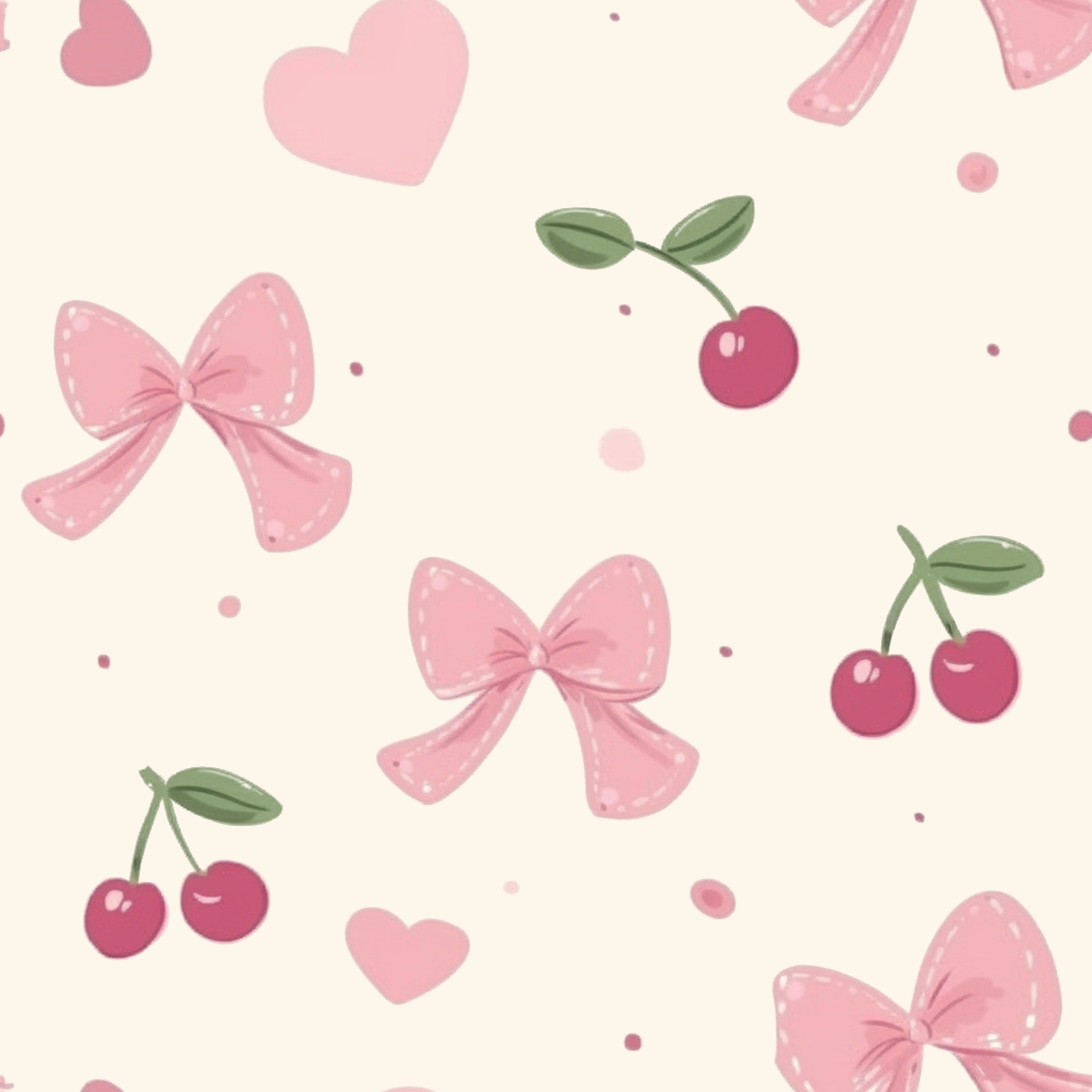 Pink Cherry Shorts Pajamas Set