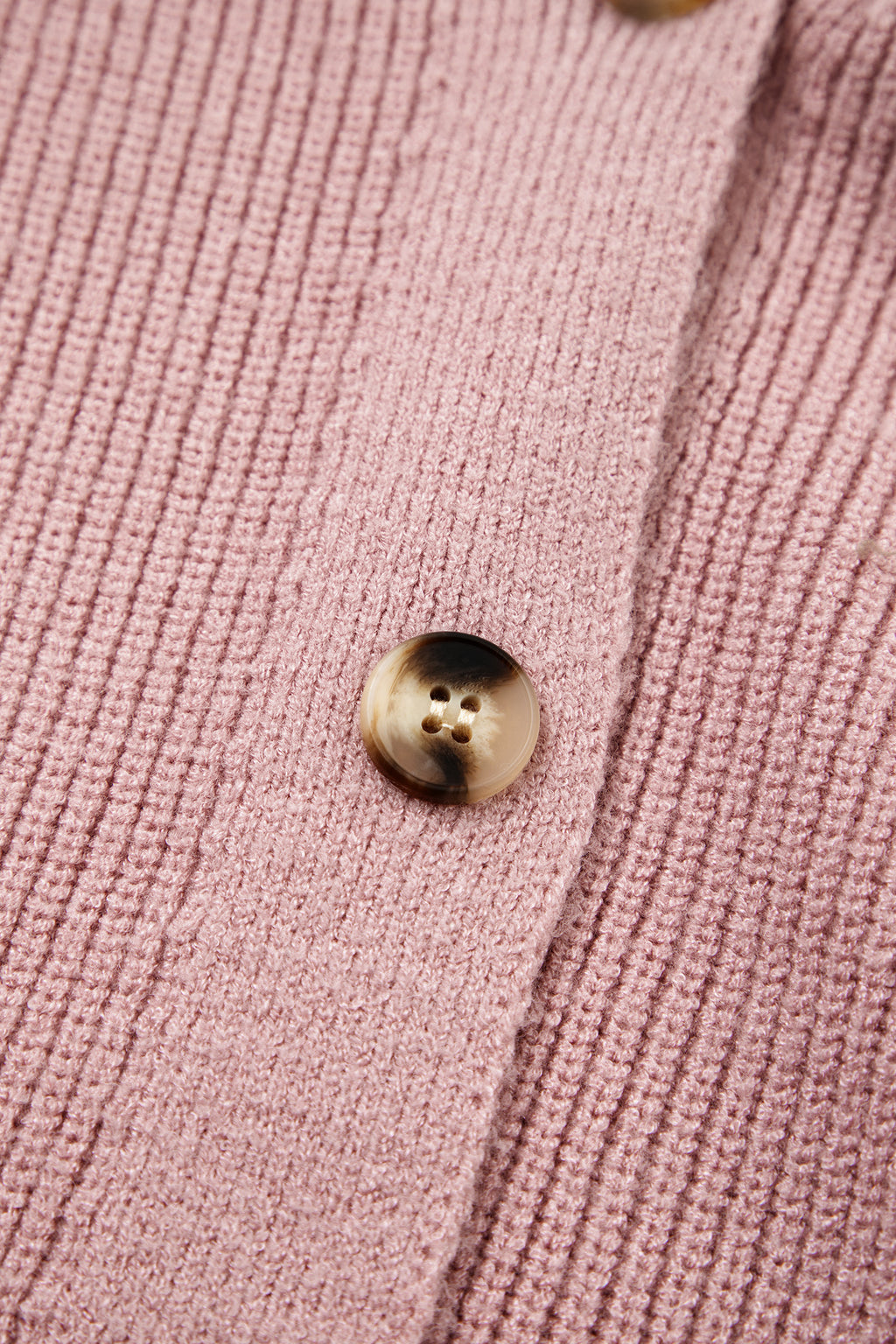 Mixed Texture Knit Button V Neck Cardigan Bazaare Mart Sweaters & Cardigans/Cardigans