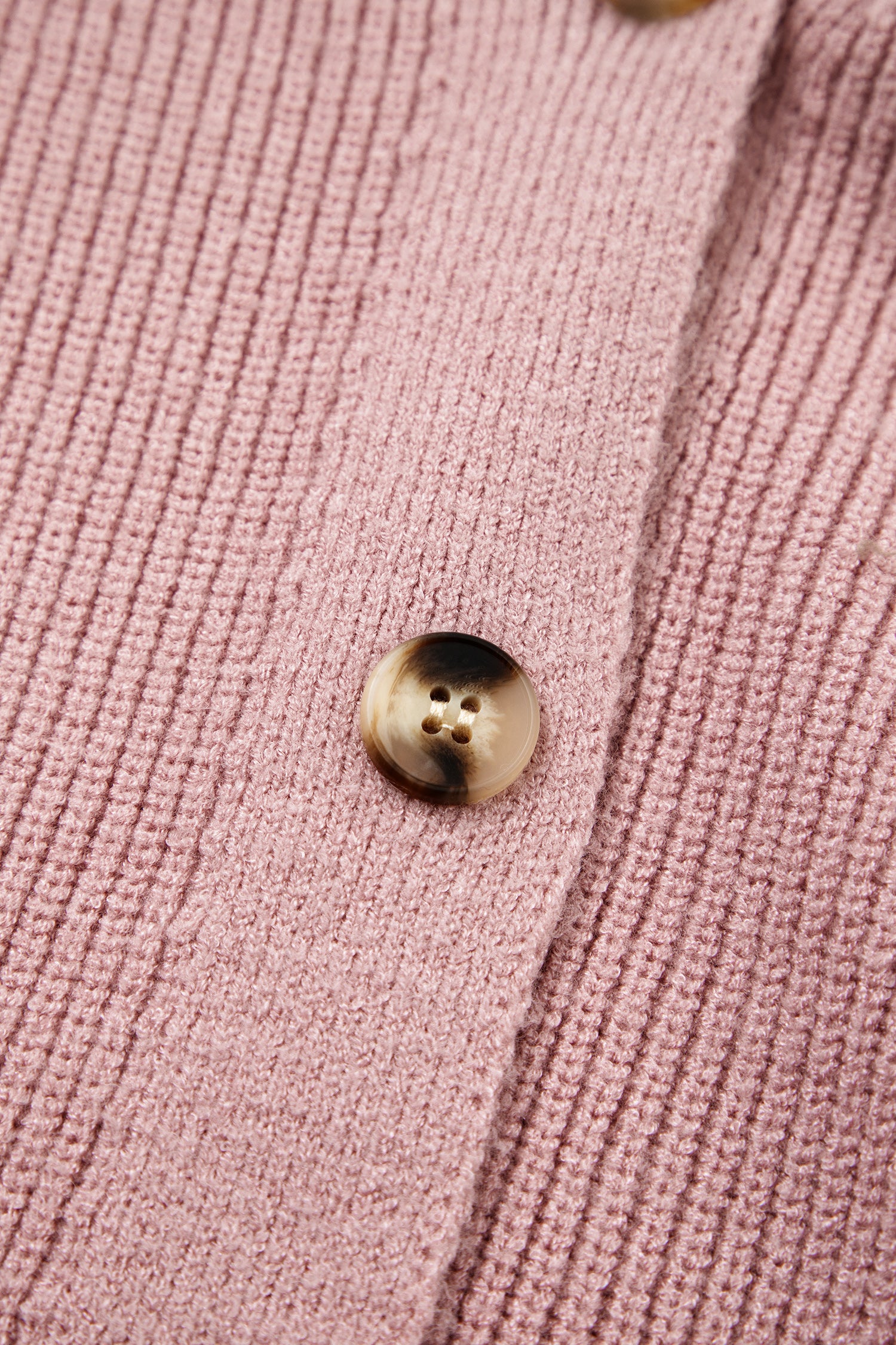 Mixed Texture Knit Button V Neck Cardigan Bazaare Mart Sweaters & Cardigans/Cardigans