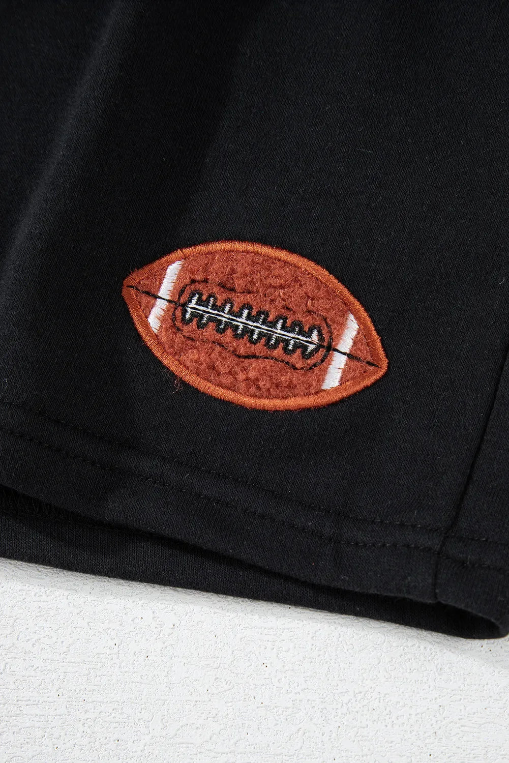 GAME DAY Football Round Neck Long Sleeve Top and Shorts Set Bazaare Mart Football Shorts Set