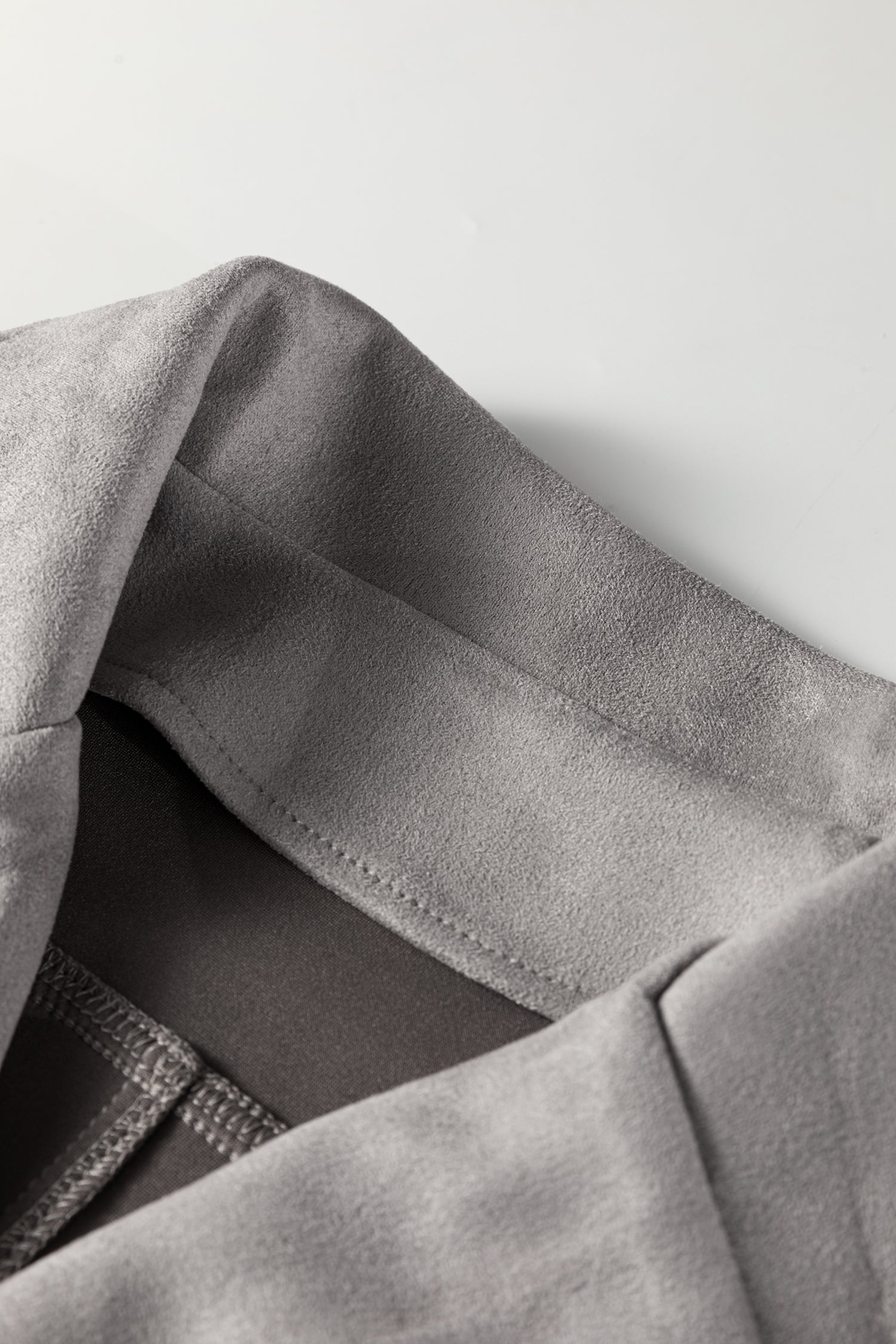 Cropped Fringed Faux Suede Jacket Bazaarre Mart Outerwear/Jackets