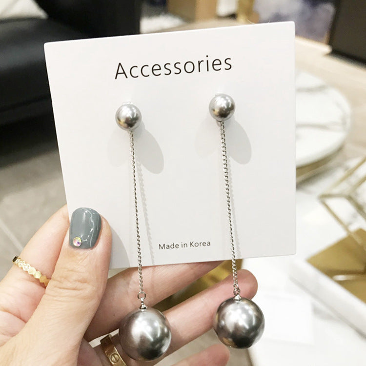 Personality Tassel and Stud Earrings