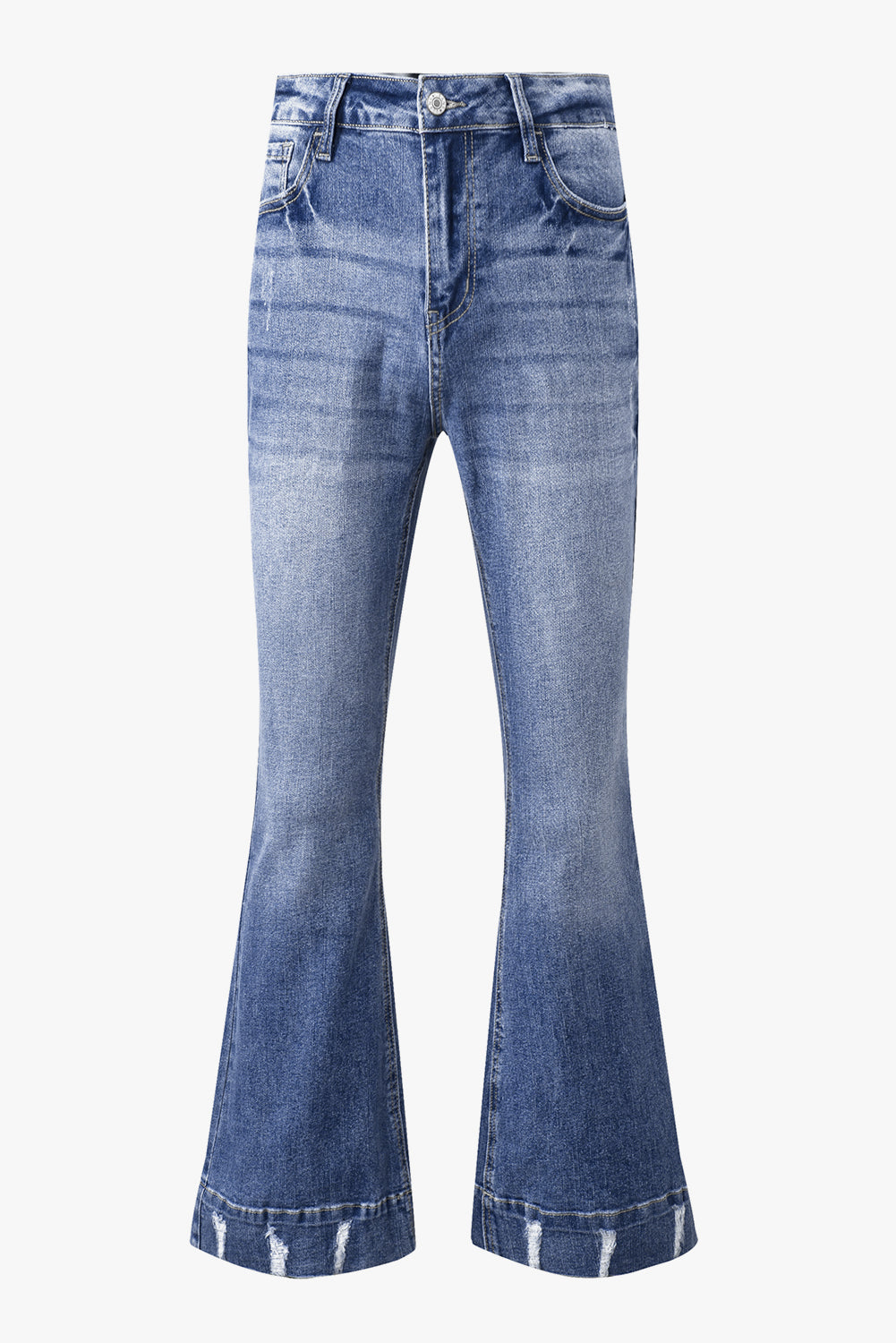 Medium Wash Flare Jeans