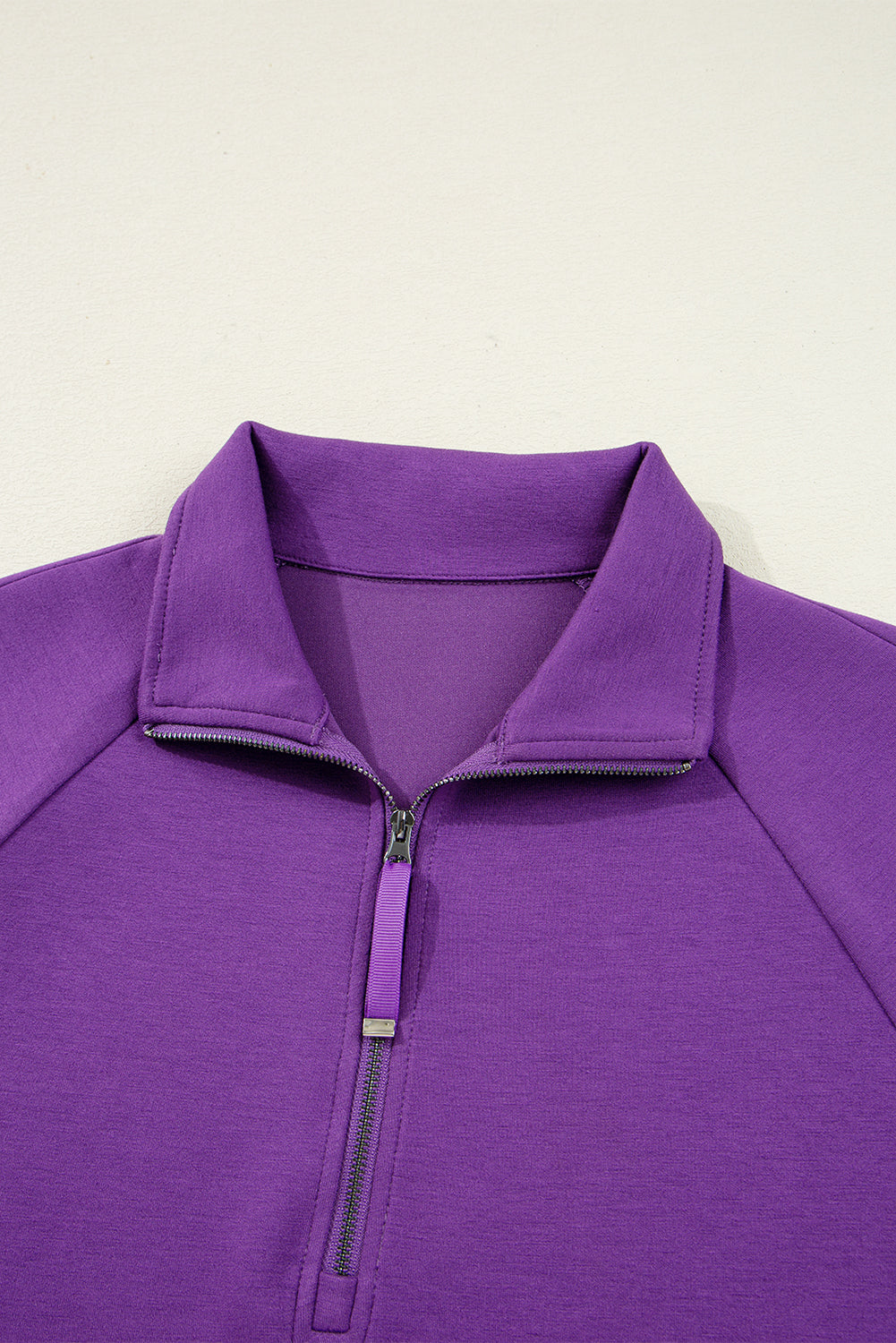 Wisteria Half Zip Sporty Pullover and Mini Skirt 2pc Outfit