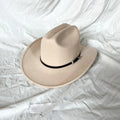Ladies Ten Gallon Hat Beige M Bazaare Mart Cowgirl Hat