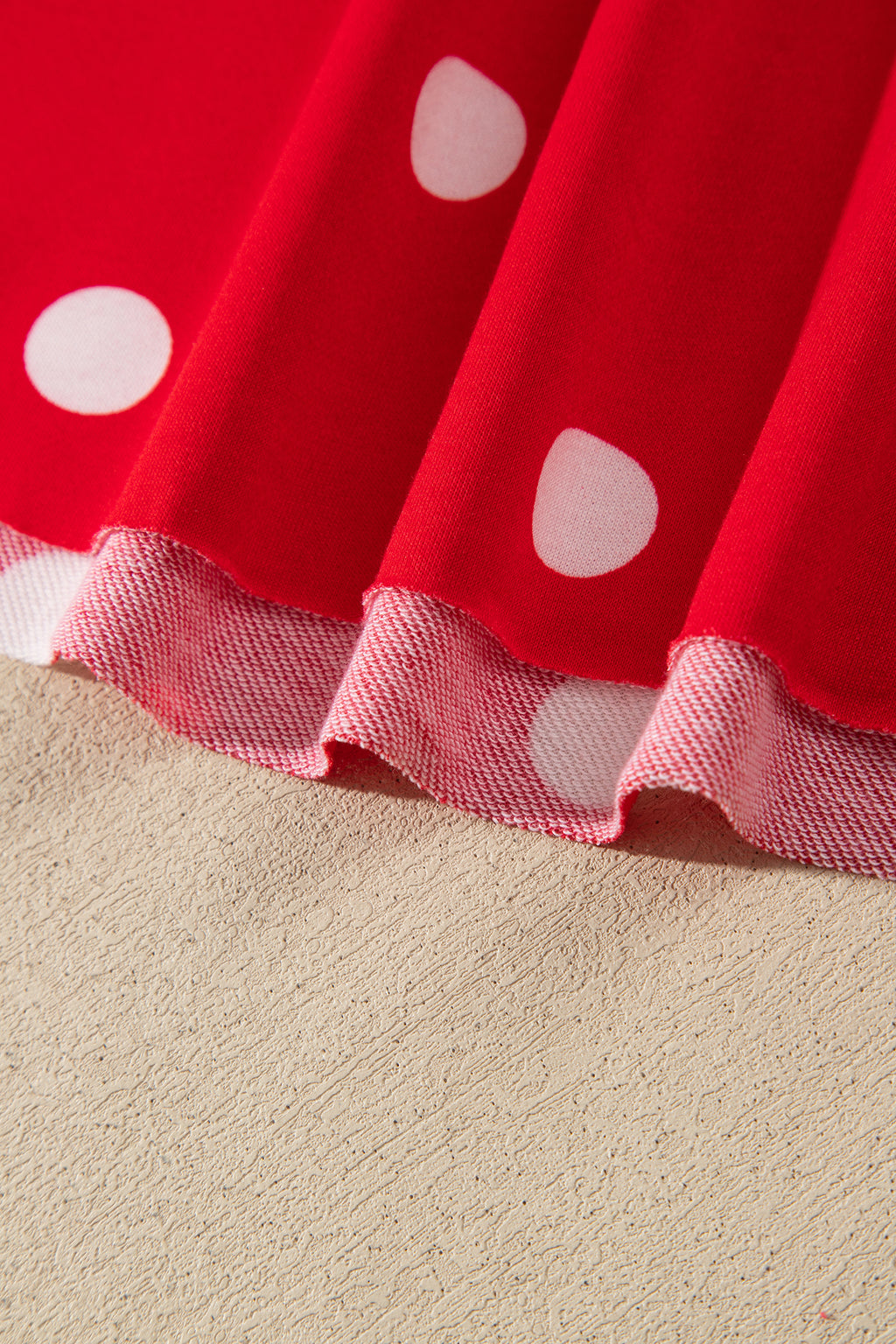 Polka Dot Pullover & Skort Two-Piece Set