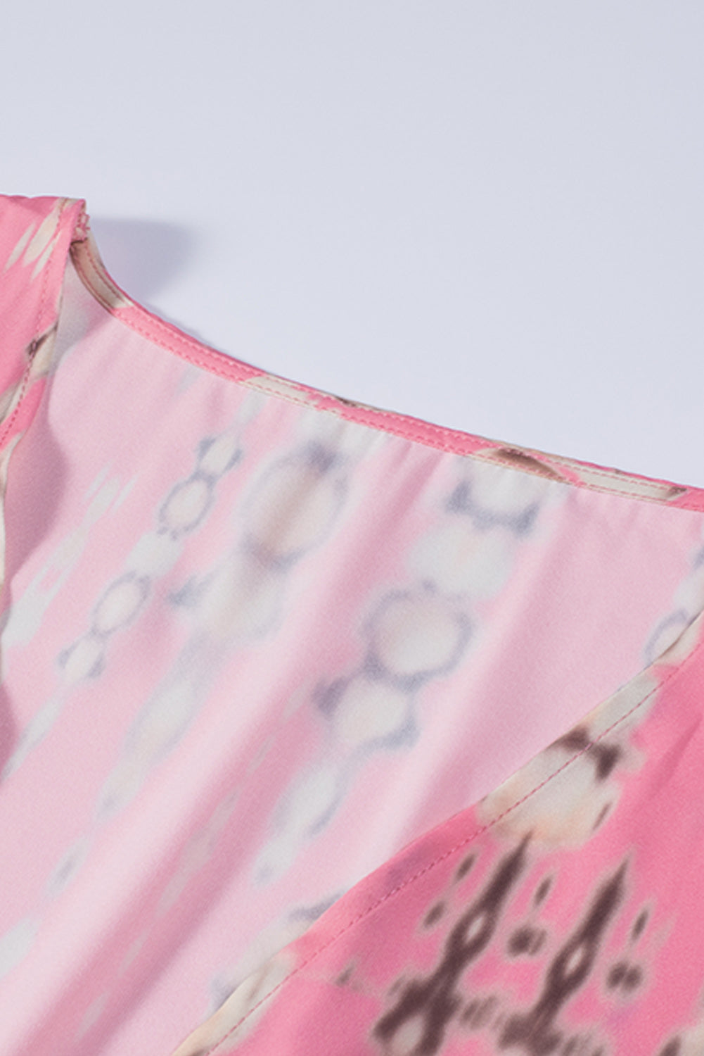 Pink Bohemian Tie Dye Kimono