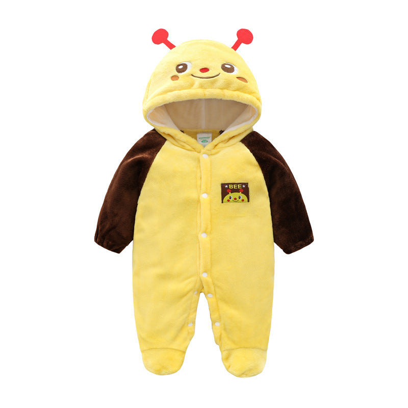 Baby One Piece Hooded Animal Suit