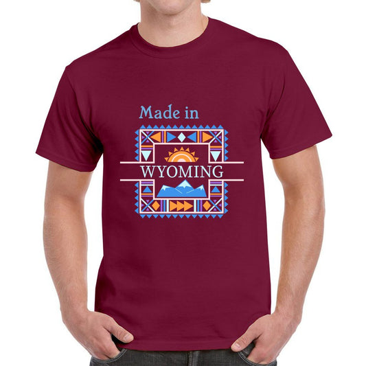 Raspberry Made in Wyoming T-Shirt