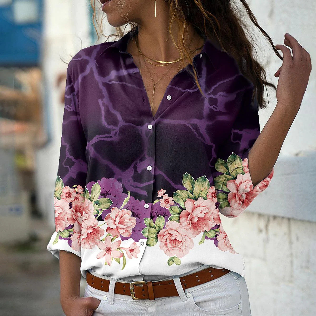 Long Sleeve Printed Shirts