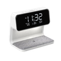 Wireless Bedside Lamp Alarm Clock Phone Charger White CJ Dropshipping Alarm Clock