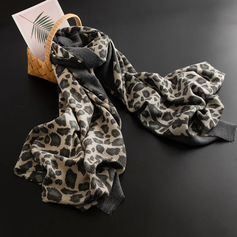 Leopard Print Scarf - Bazaare Mart