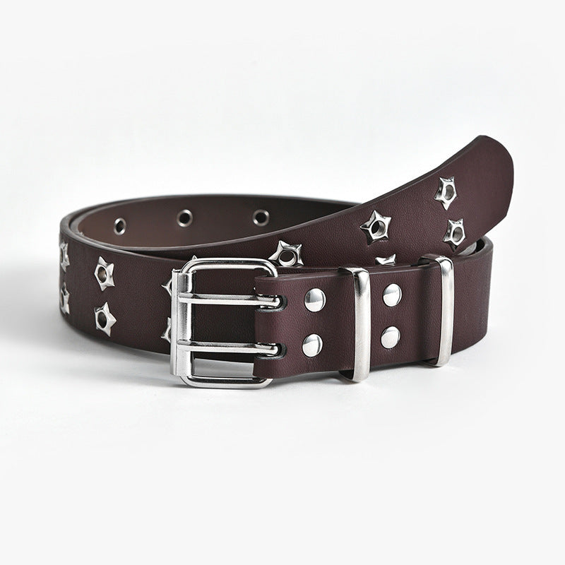 Women's Stars Decorative Double-row Belts
