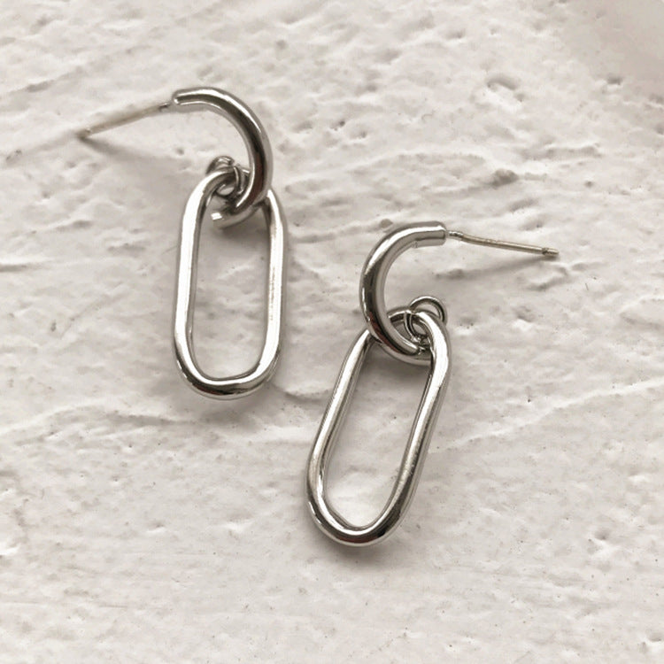 Personality Tassel and Stud Earrings