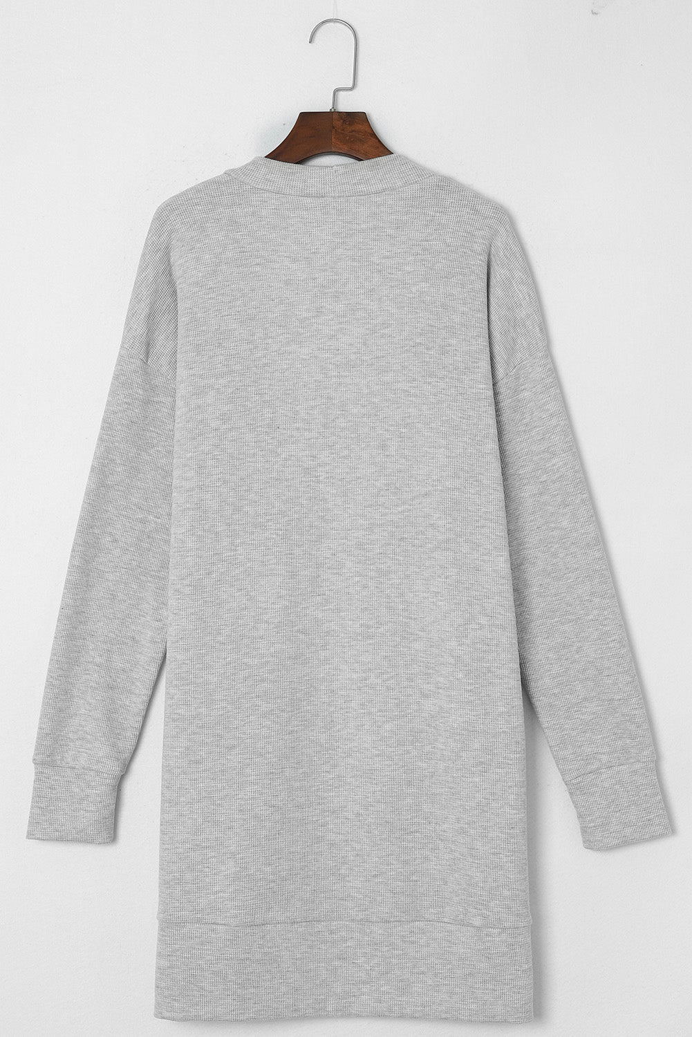 Thermal Knit Pocketed Cardigan