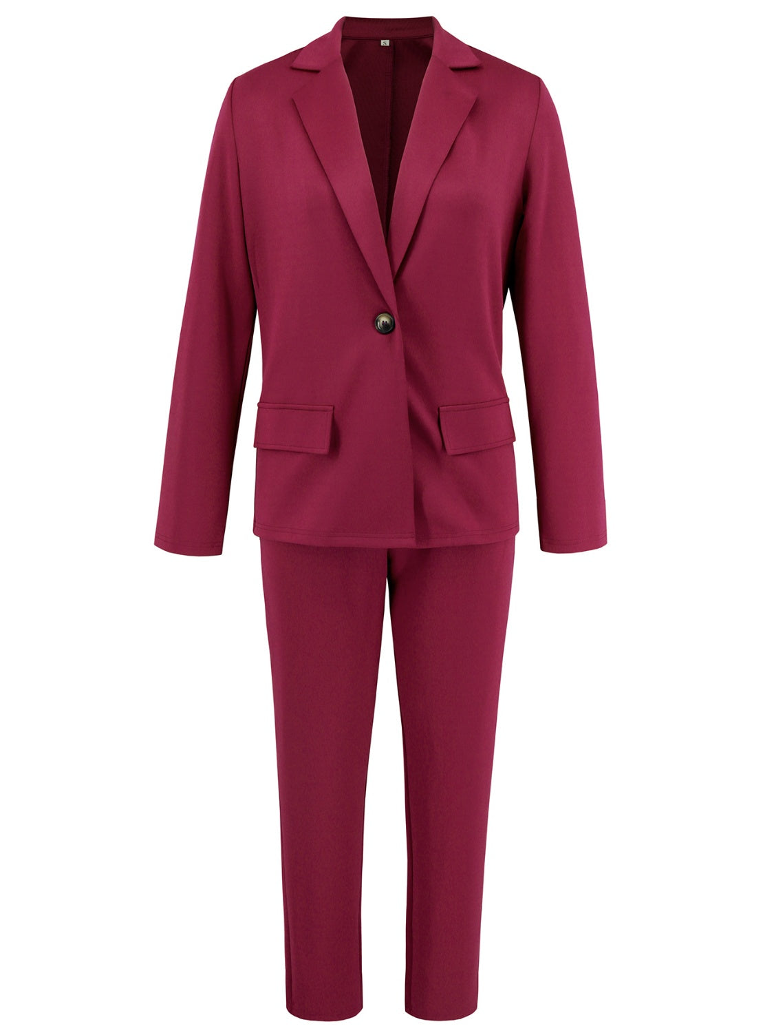 Pants Suit with Contrast Top