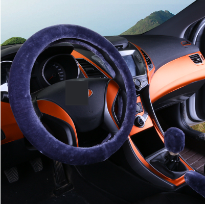Winter Wool Plush Steering Wheel Cover