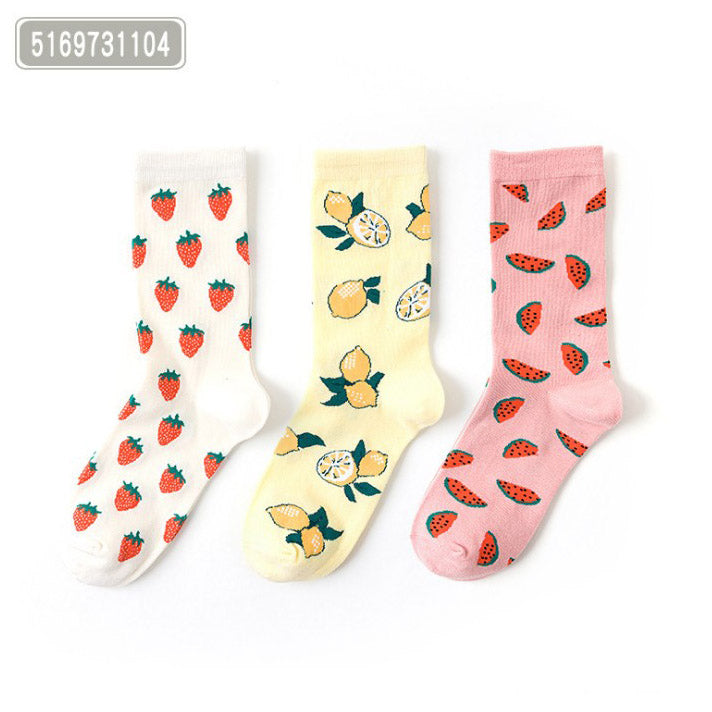 Lady's Fruit Socks 