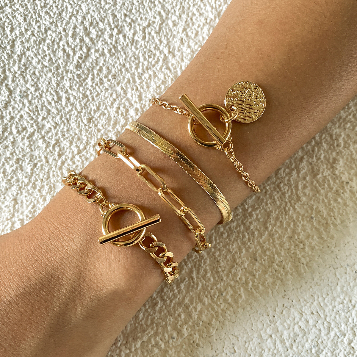 Metal Bracelet Set