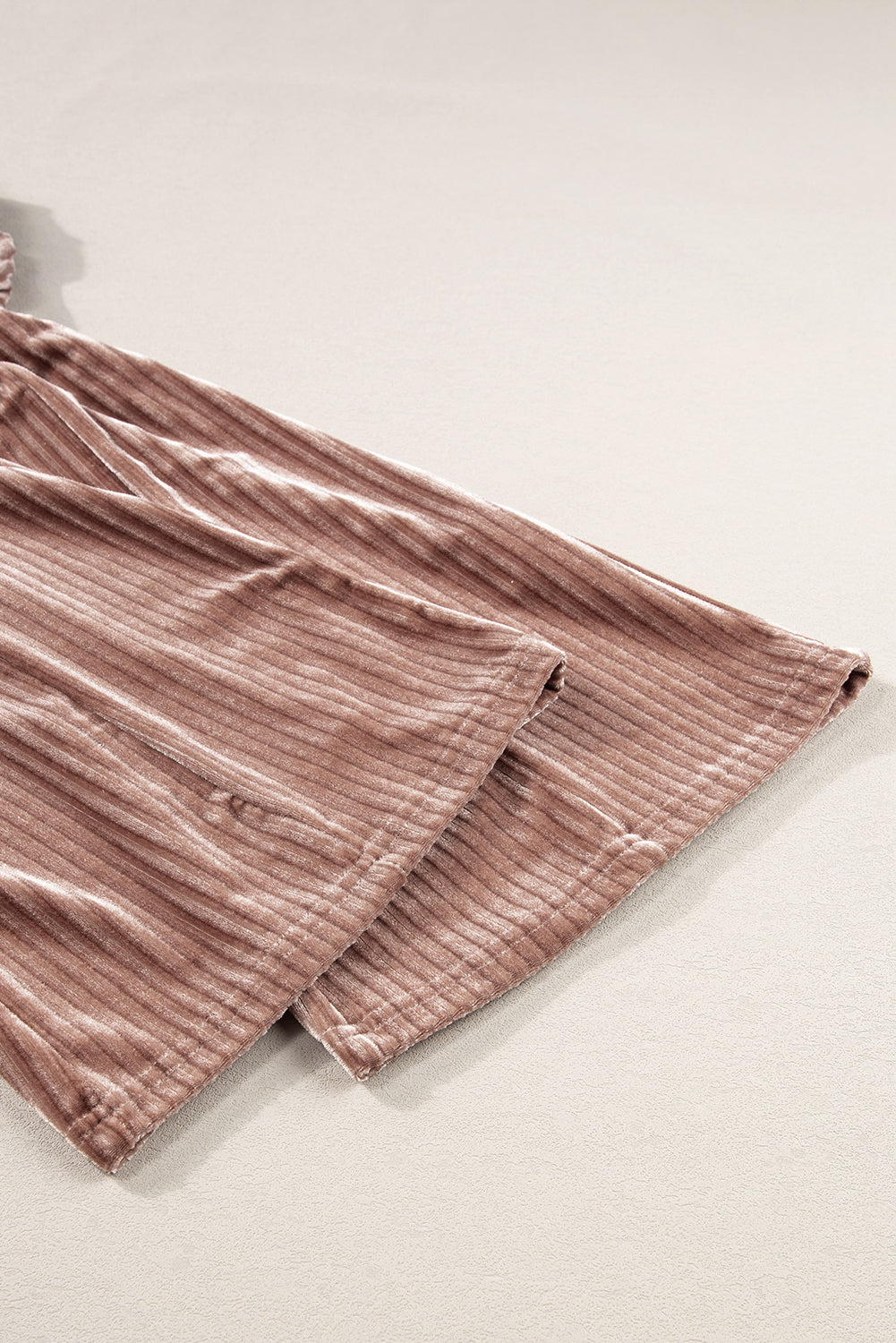 Black High Waist Flare Corduroy Pants