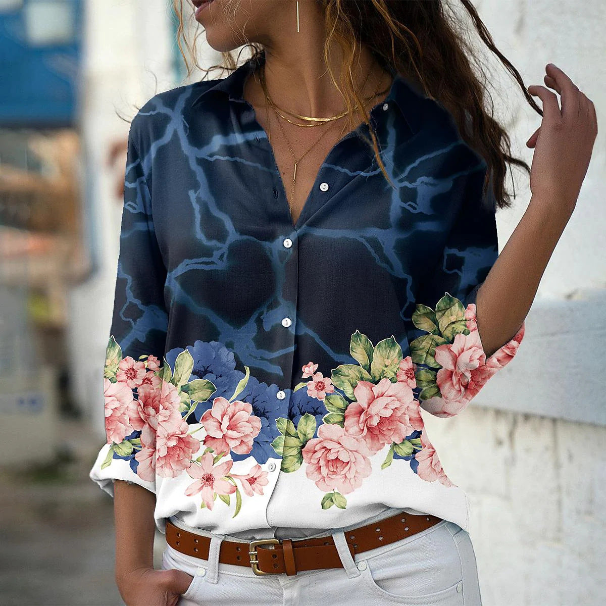 Long Sleeve Printed Shirts