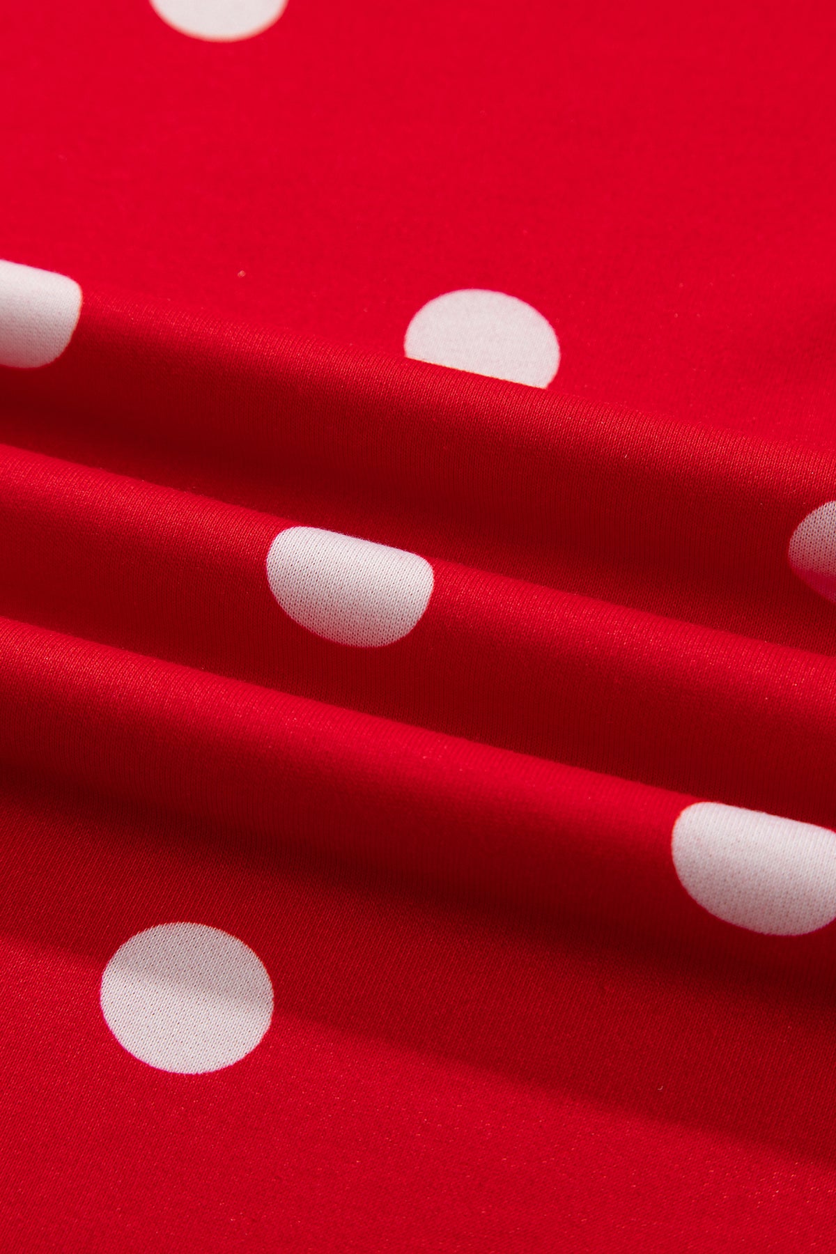 Polka Dot Pullover & Skort Two-Piece Set